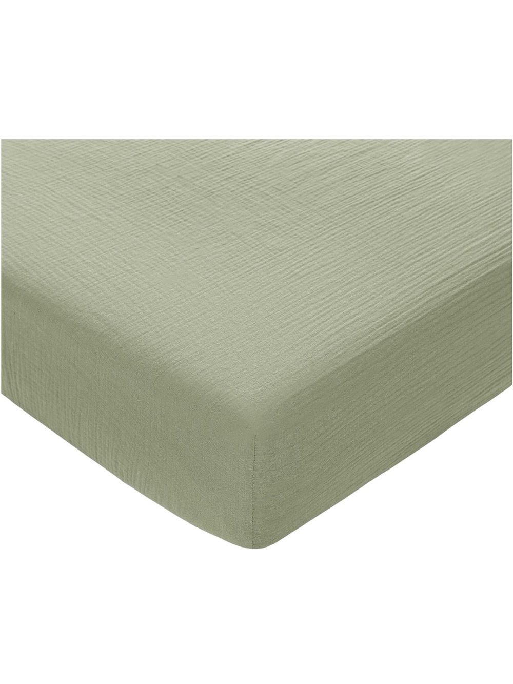 Comfy Cub Sage Fitted Crib and Bassinet Sheets - Premium Cotton Blend
